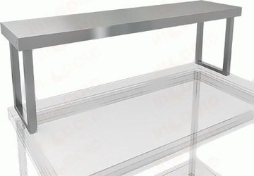 Полка нержавеющая настольная одинарная 400x300x400 ммНПСТ1-4/3