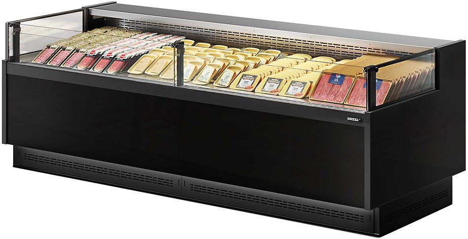 6273Витрина холодильная Galaxy 080 Plug-in 150 вентилируемая среднетемпературная SELF (9005-7021)